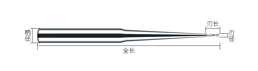 避空型微小径球刀