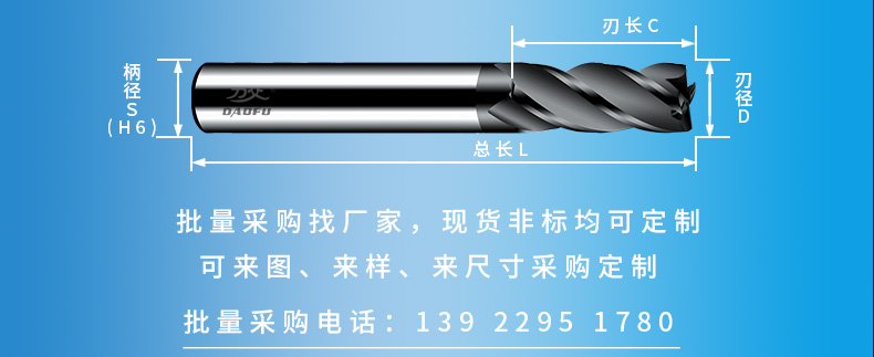 刀具规格示意