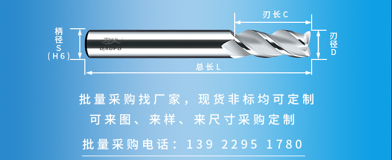 刀具规格示意